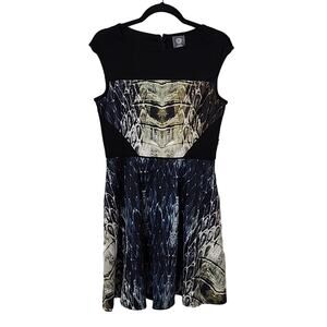 Vince Camuto Print Reptile Sleeveless Dress Womens Size 8 NWT